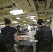 Wardroom aboard the Battleship Wisconsin