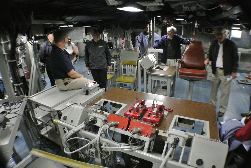 Combat Engagement Center aboard the Battleship Wisconsin
