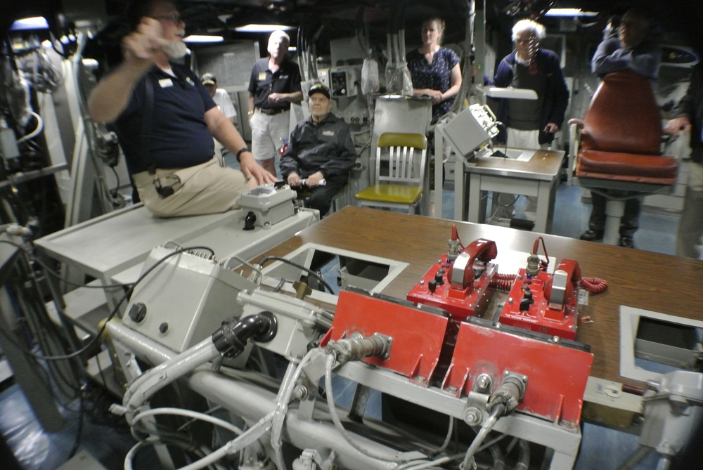 Combat Engagement Center aboard the Battleship Wisconsin