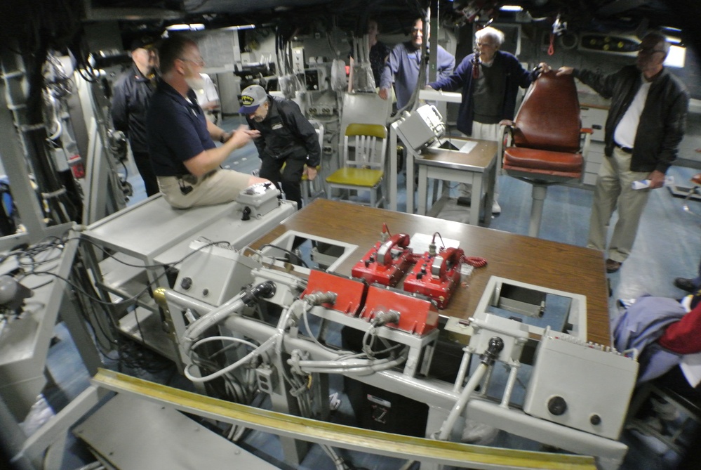 Combat Engagement Center aboard the Battleship Wisconsin