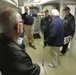 Entering Combat Engagement Center aboard the Battleship Wisconsin