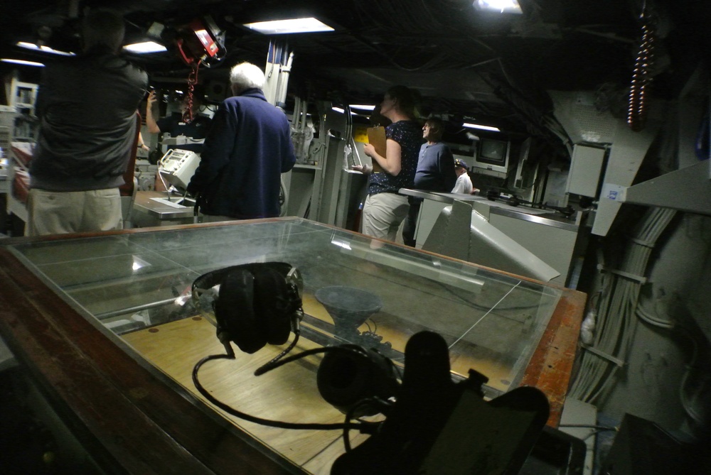 Combat Engagement Center aboard the Battleship Wisconsin