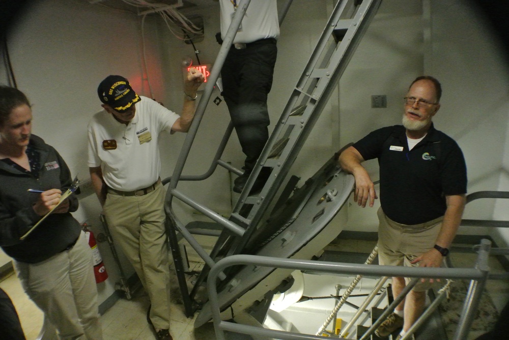 Interior Spaces aboard the Battleship Wisconsin