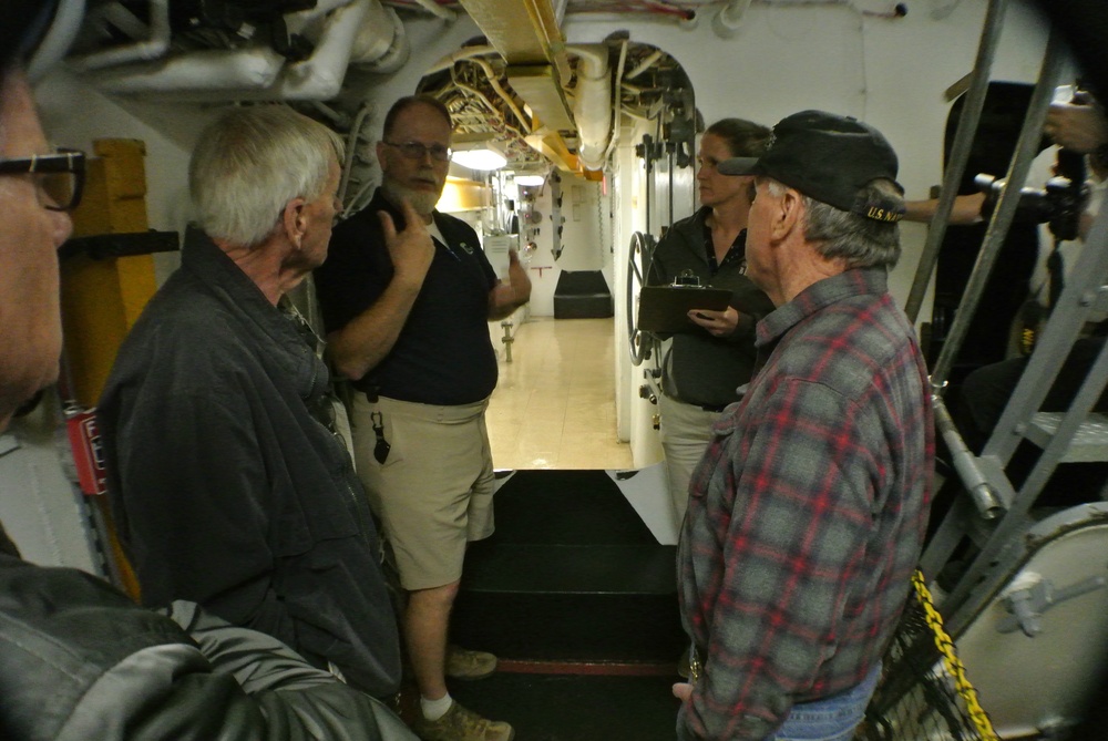 Interior spaces aboard the Battleship Wisconsin