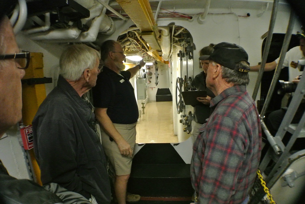 Interior spaces aboard the Battleship Wisconsin