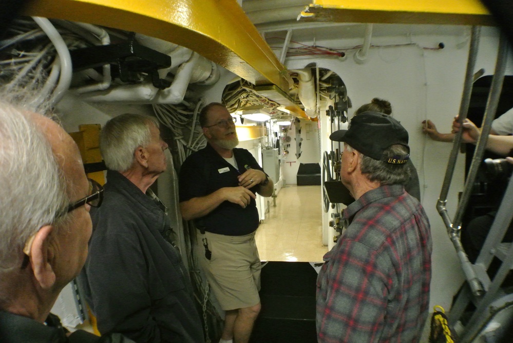 Interior spaces aboard the Battleship Wisconsin