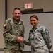 Command Sgt. Maj. Christopher Kepner and Chief Master Sgt. Jenny Balabuch