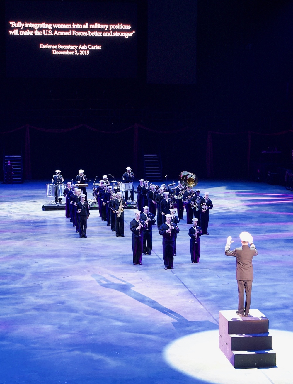 U.S. Fleet Forces Band Performance during 2019 Virginia International Tattoo