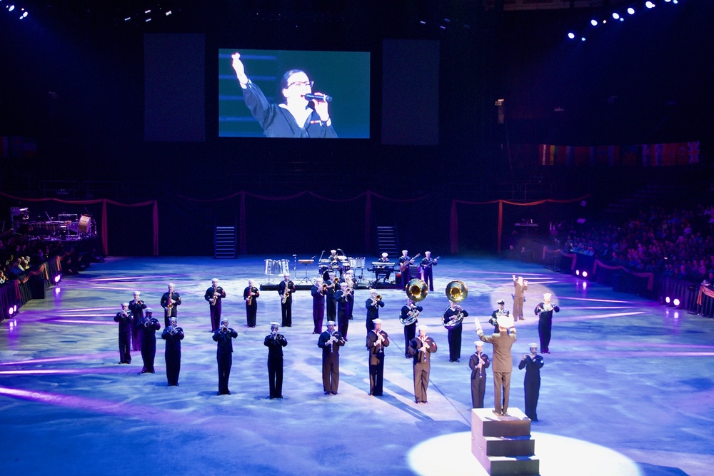 U.S. Fleet Forces Band Performance during 2019 Virginia International Tattoo