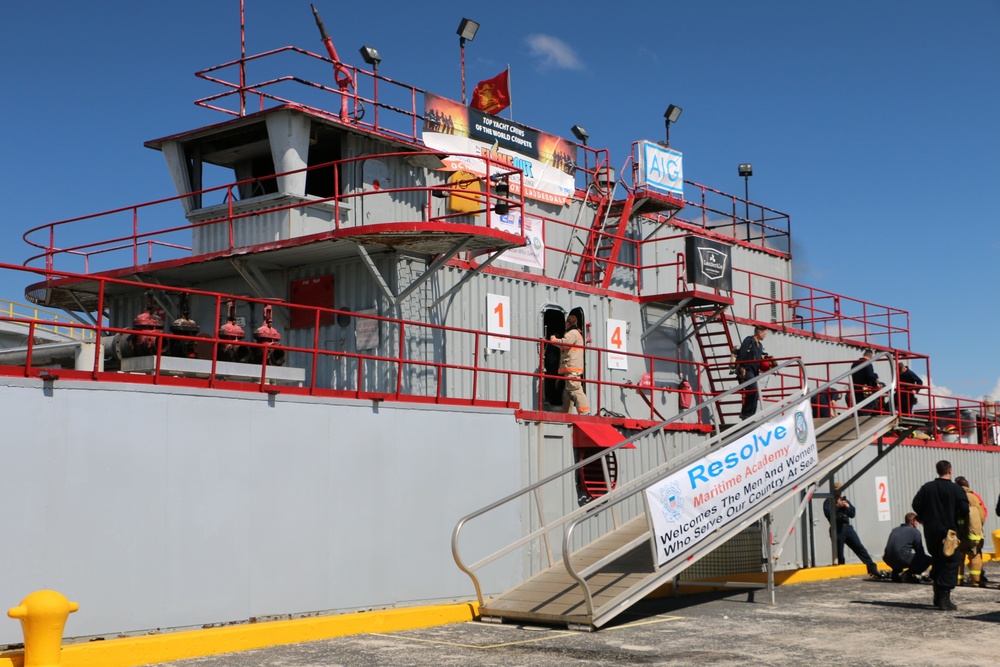 Coast Guard participates in Fleet Week’s Damage Control Olympics