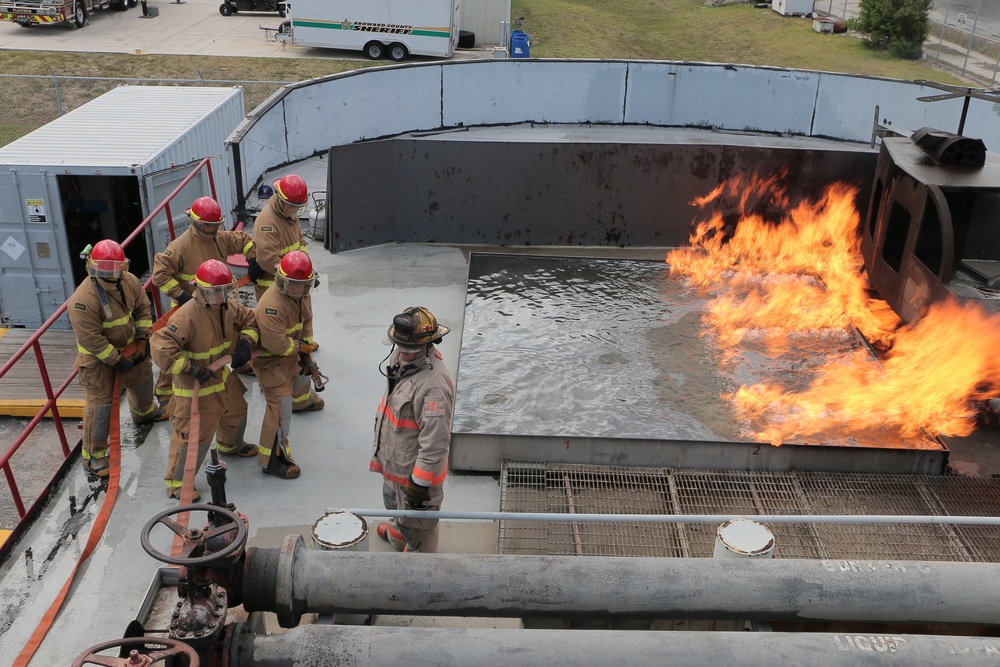 Coast Guard participates in Fleet Week’s Damage Control Olympics