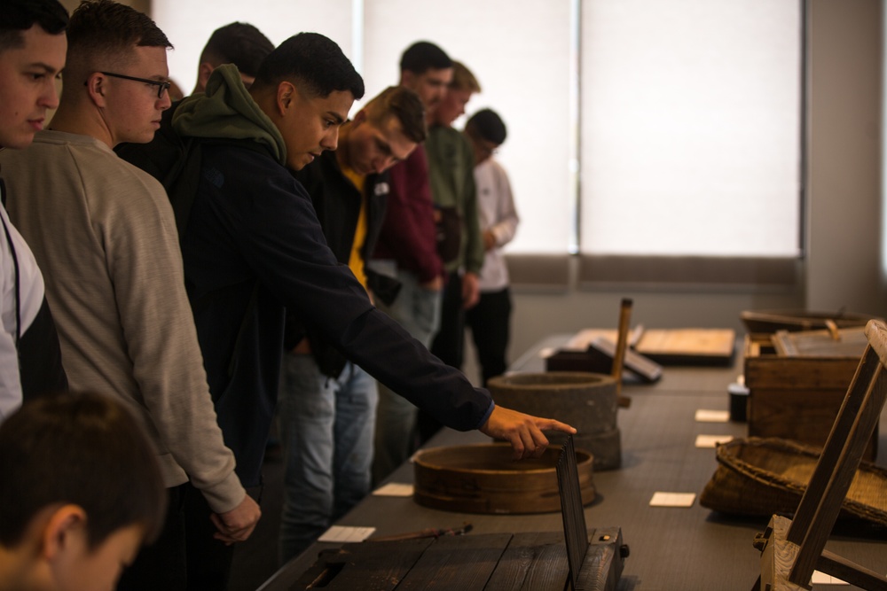 Marines with 3/12 experience Japanese culture during ARTP 19-1