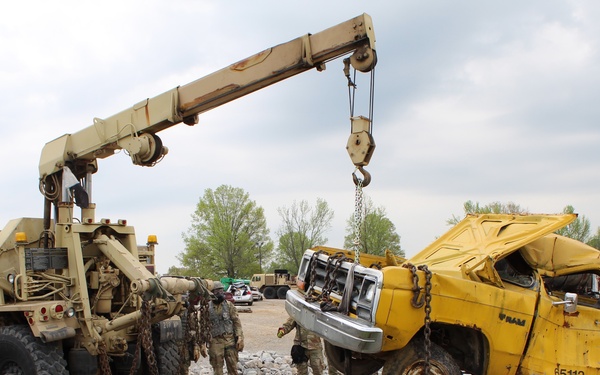 Engineers clear obstacles during Exercise Guardian Response