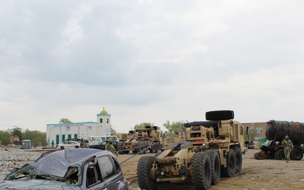 Engineers clear obstacles during Exercise Guardian Response