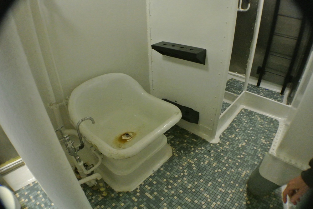 Ambulatory Bathtub in Medical Department aboard the Battleship Wisconsin