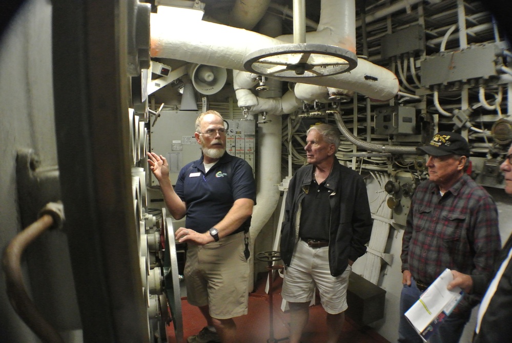 Engine Room aboard the Battleship Wisconsin