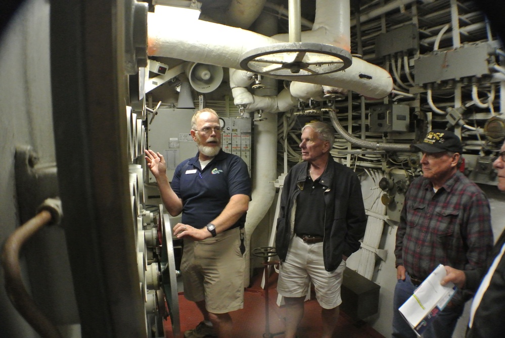 Engine Room spaces aboard the Battleship Wisconsin