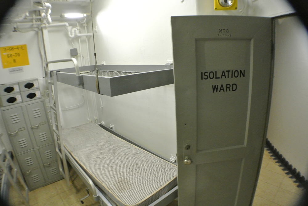 Isolation Ward aboard the Battleship Wisconsin