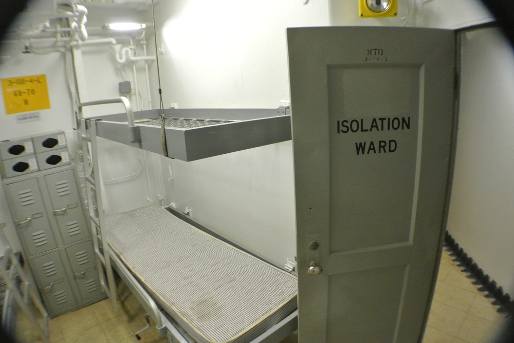 Isolation Ward aboard the Battleship Wisconsin