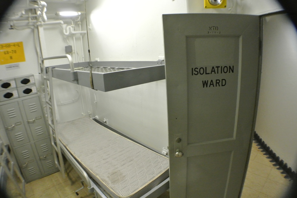 Isolation Ward aboard the Battleship Wisconsin