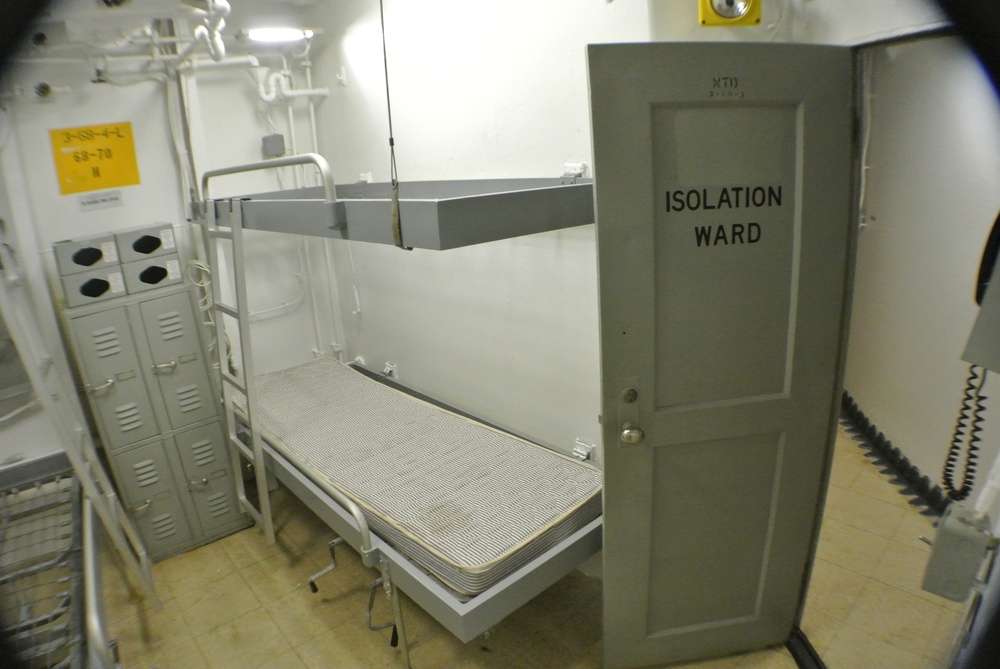 Isolation Ward aboard the Battleship Wisconsin