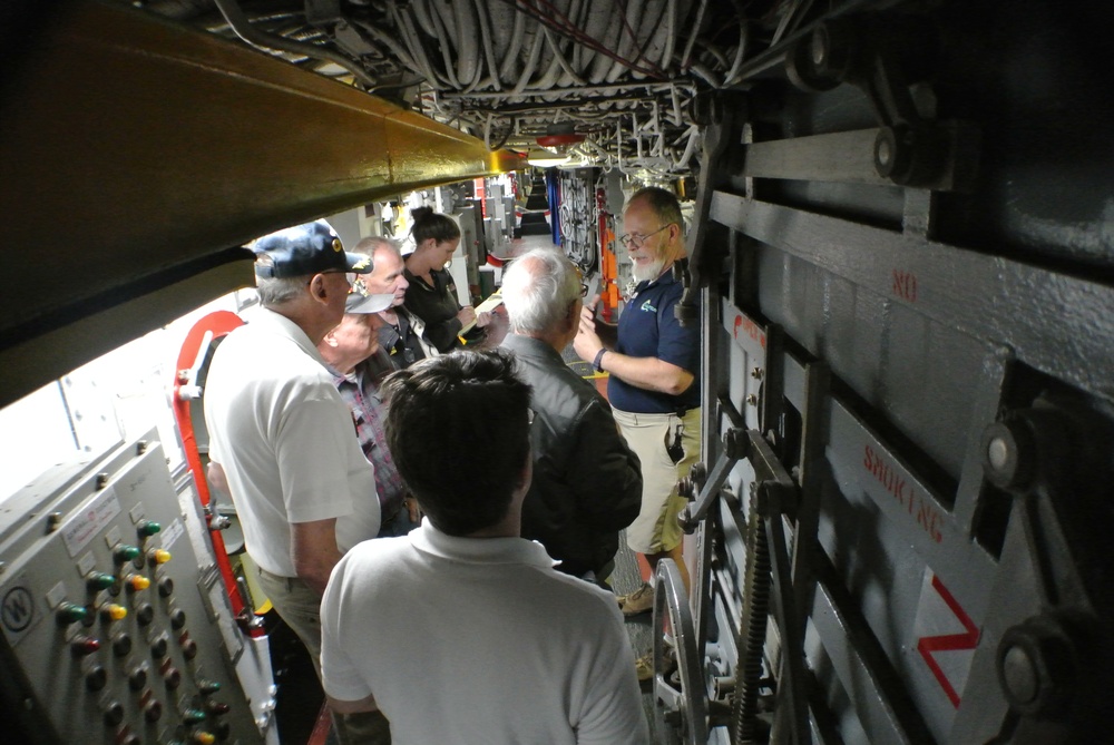 Broadway corridor aboard the Battleship Wisconsin