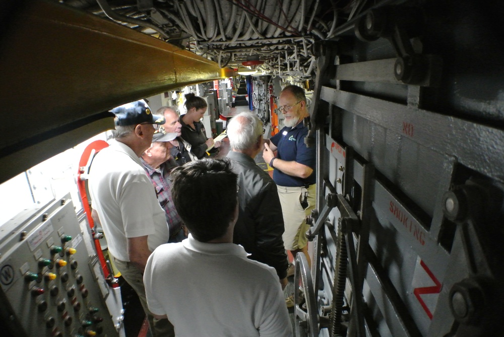 Broadway corridor aboard the Battleship Wisconsin