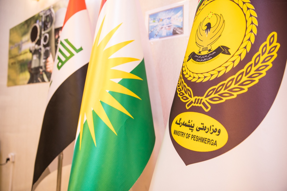 Coalition Forces Meet With Peshmerga Media Cell, Test Radio-in-a-Box
