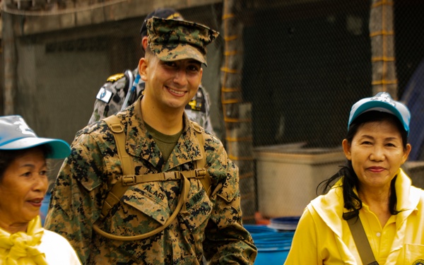 MRF-D Marines participate in COMREL event