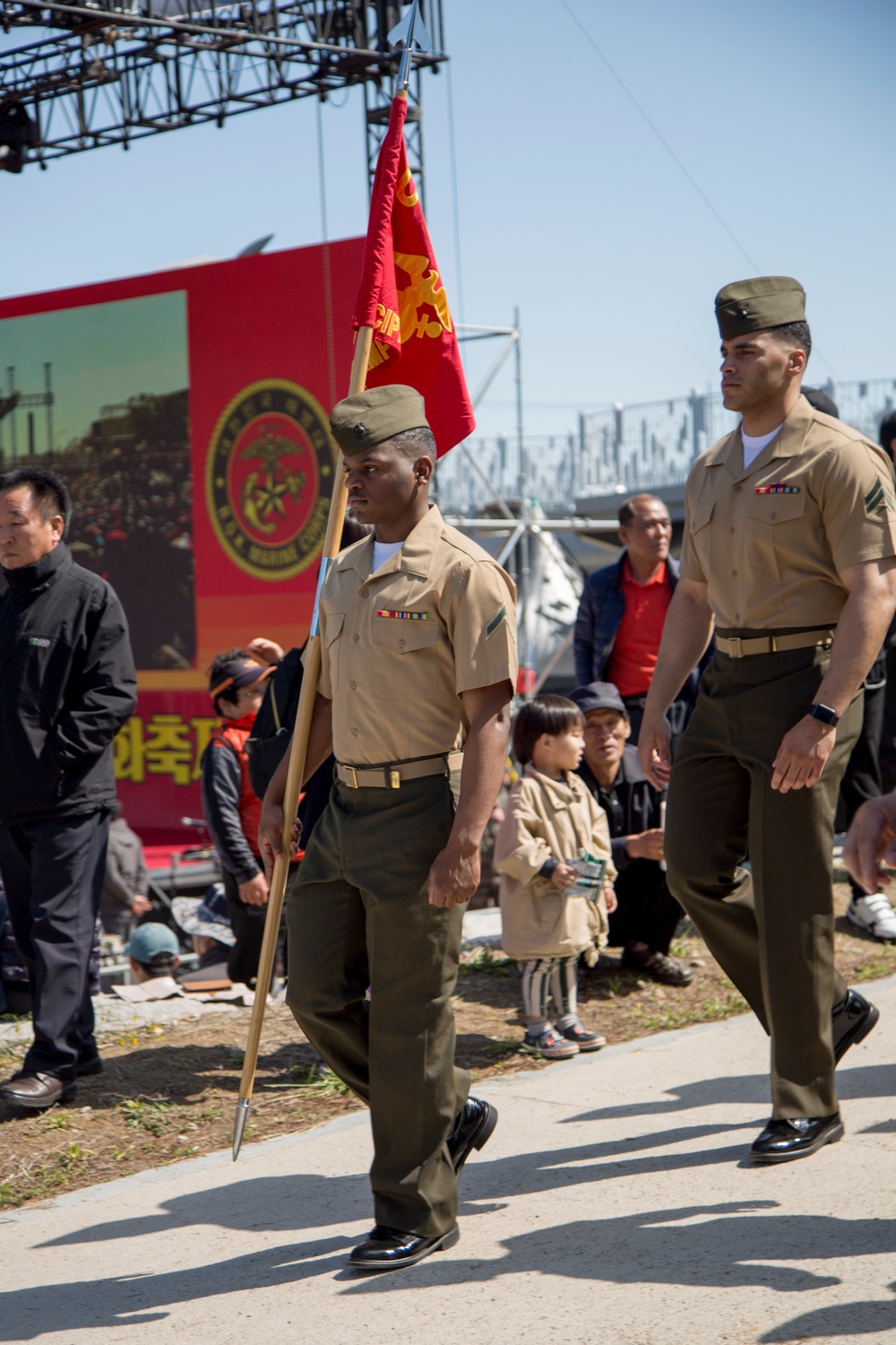 U.S. Marines participate in Pohang ROK Marine Corps Cultural Festival