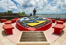 Guam Lone Sailor Statue Plaques Dedicated