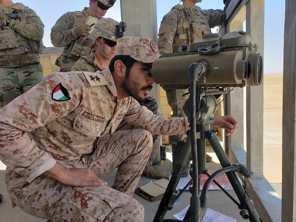 US Army Soldiers further Kuwait Land Forces partnership through artillery training
