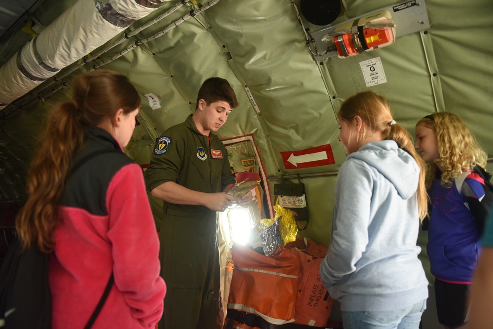 Camp KUDOS kids learn about deployments