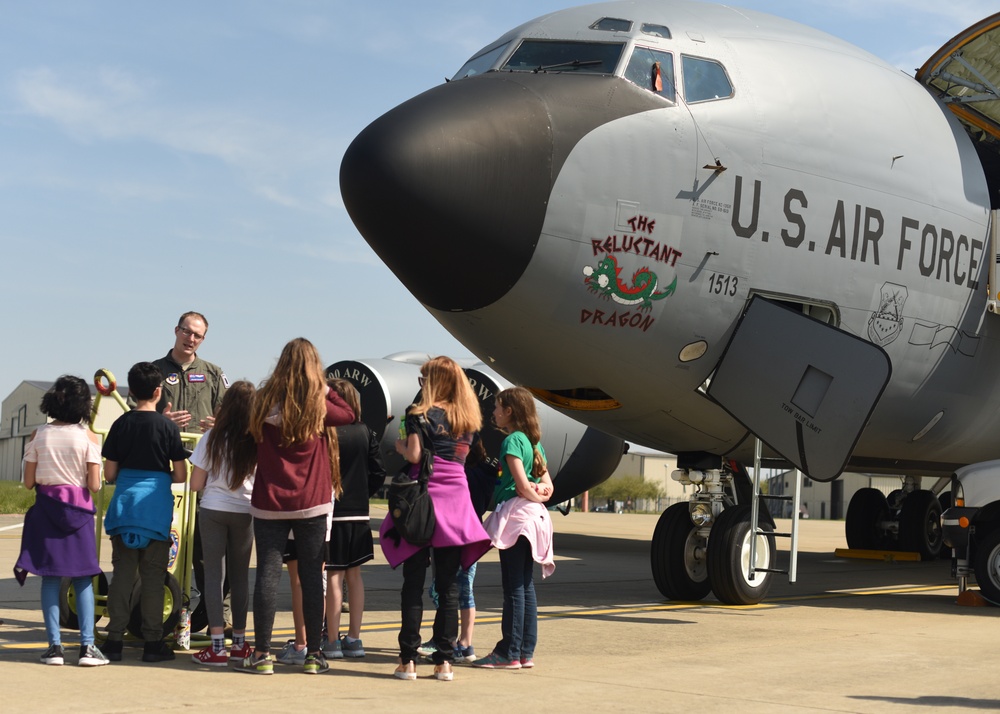 Camp KUDOS kids learn about deployments