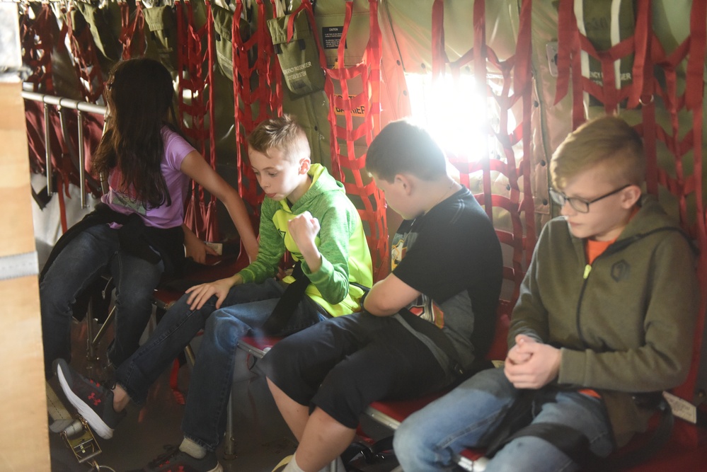 Camp KUDOS kids learn about deployments