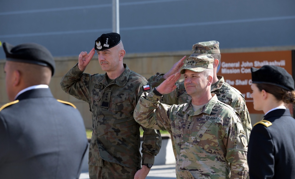 Senior Polish Military Leaders visit U.S. Army Europe Headquarters