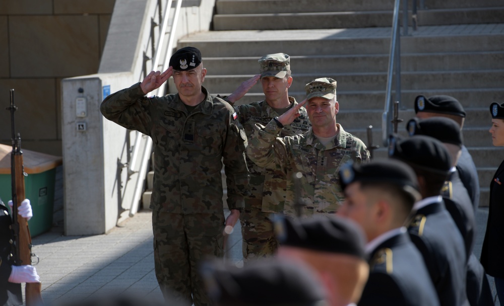 Senior Polish Military Leaders visit U.S. Army Europe Headquarters