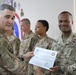 184th Sustainment Command’s Combat Patch Ceremony
