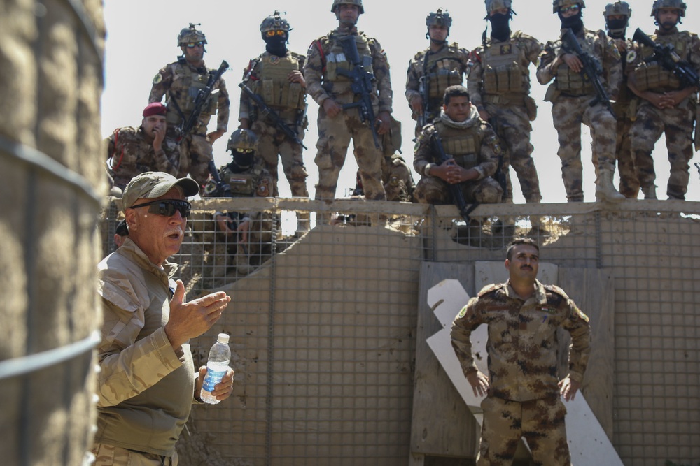 Iraqi CTS Train in Diyala Province