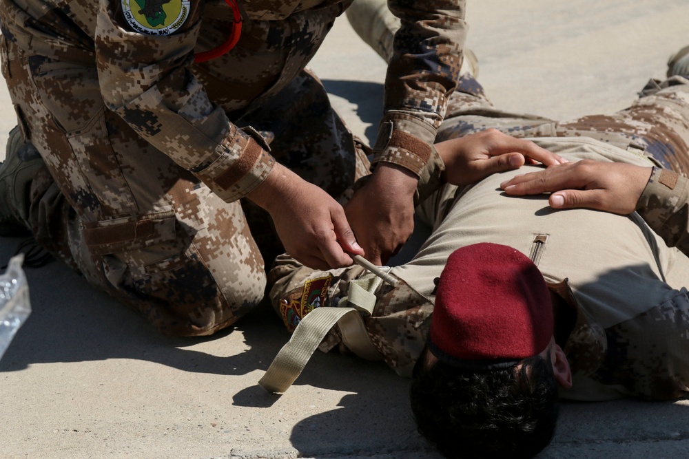 Iraqi CTS Train in Diyala Province