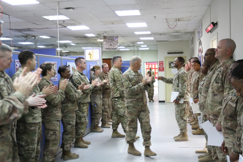 184th Sustainment Command’s Combat Patch Ceremony