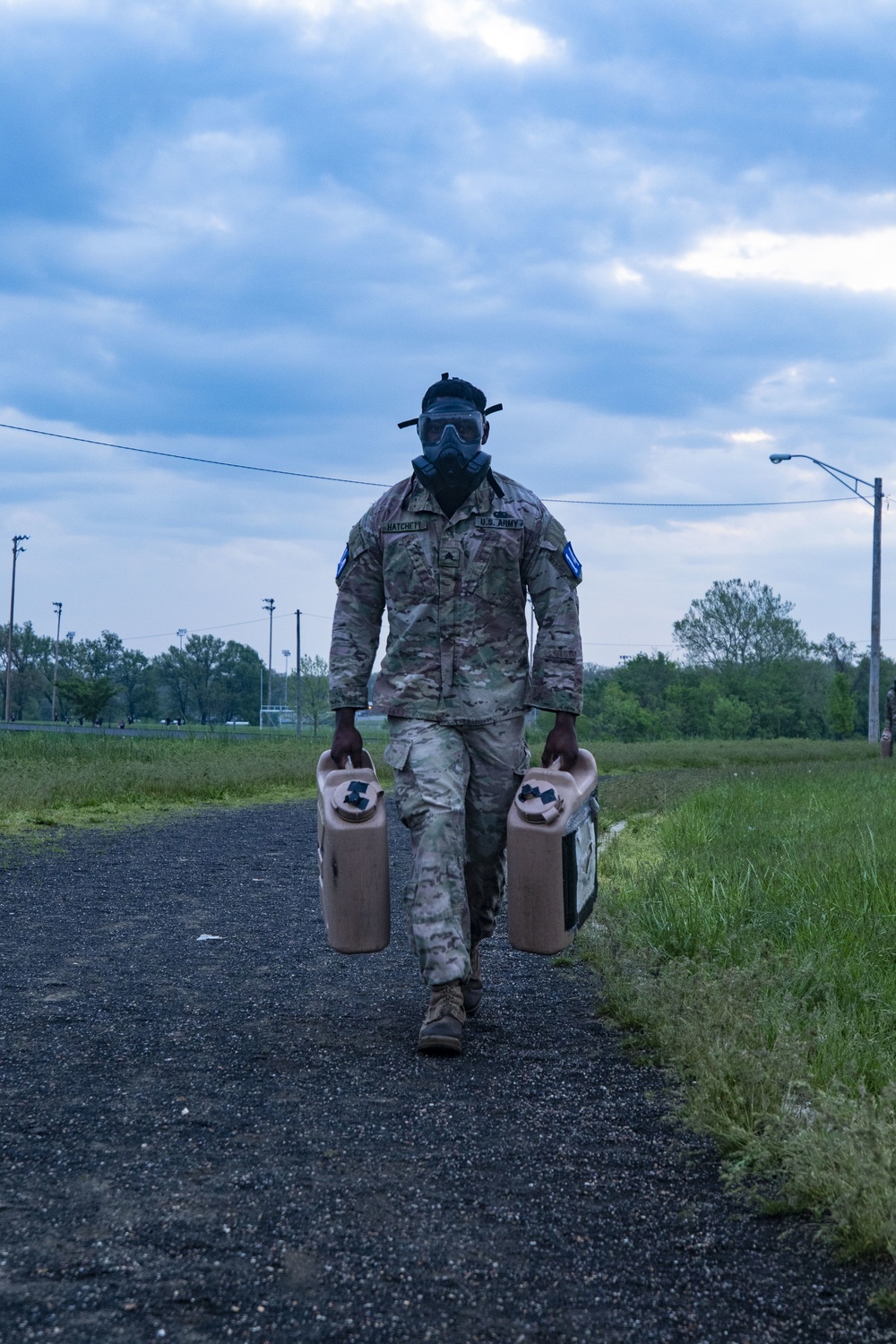 82nd Airborne Division Paratroopers complete day 1 of the 2019 Best CBRN Warrior Competition