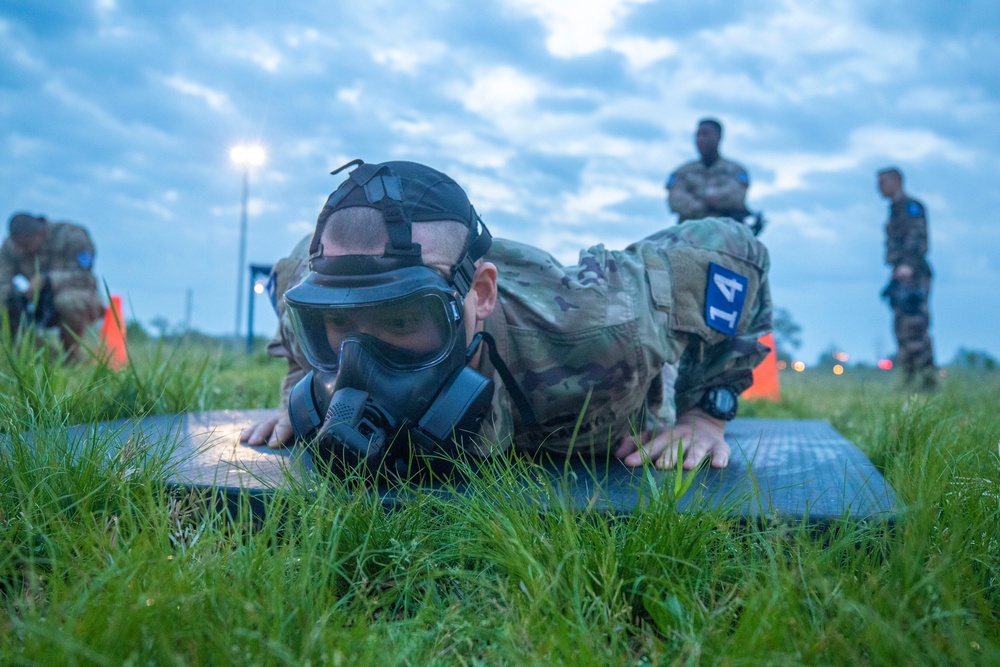 82nd Airborne Division Paratroopers complete day 1 of the 2019 Best CBRN Warrior Competition