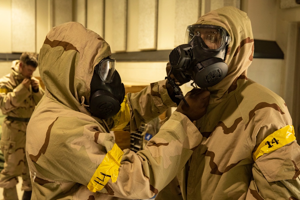 82nd Airborne Division Paratroopers complete day 1 of the 2019 Best CBRN Warrior Competition