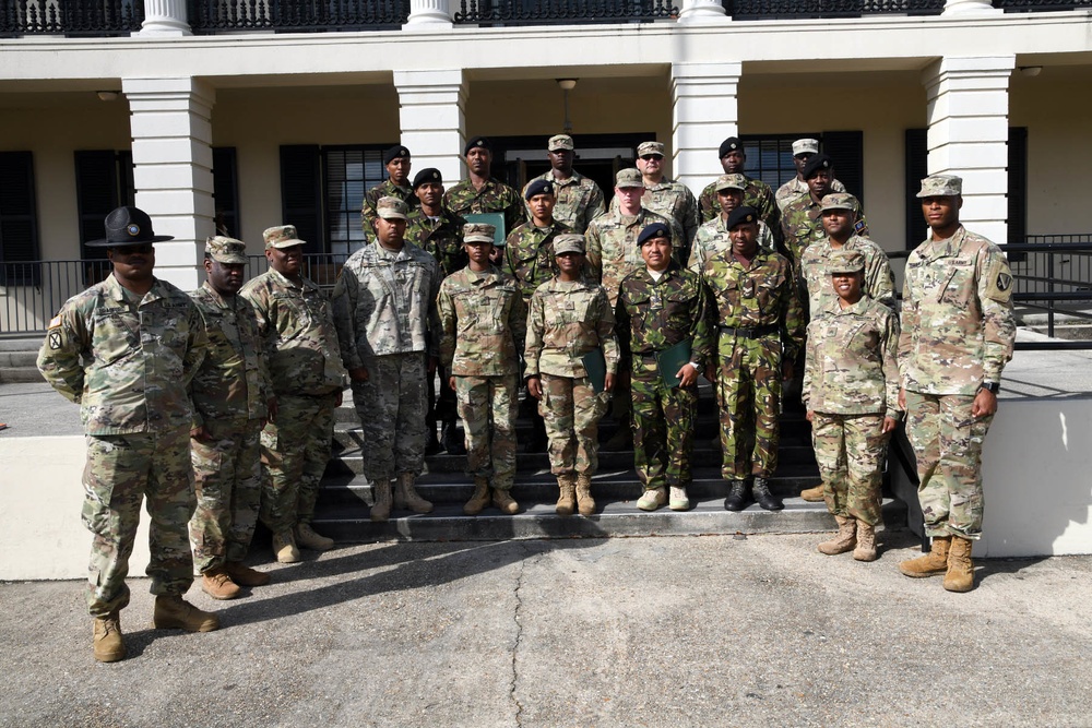La. Guard trains Belize Defence Force YCP Cadre