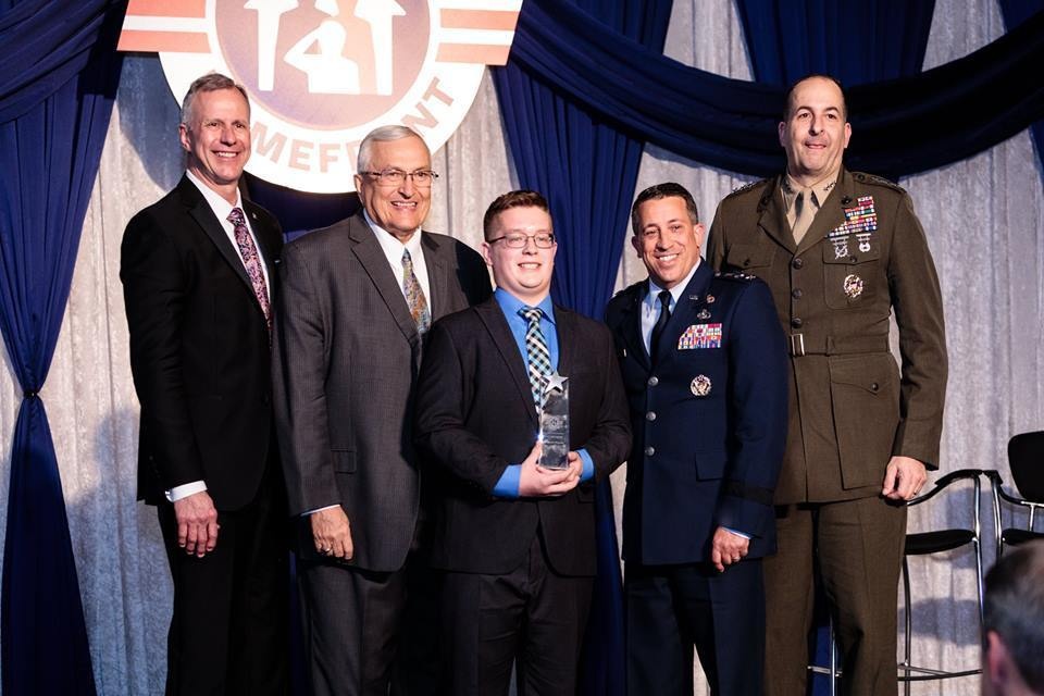 Benjamin Rawald named Air Force Military Child of the Year