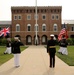 Barracks Marines conduct Full Honors Arrival Ceremony in honor of Commandant General Royal Marines