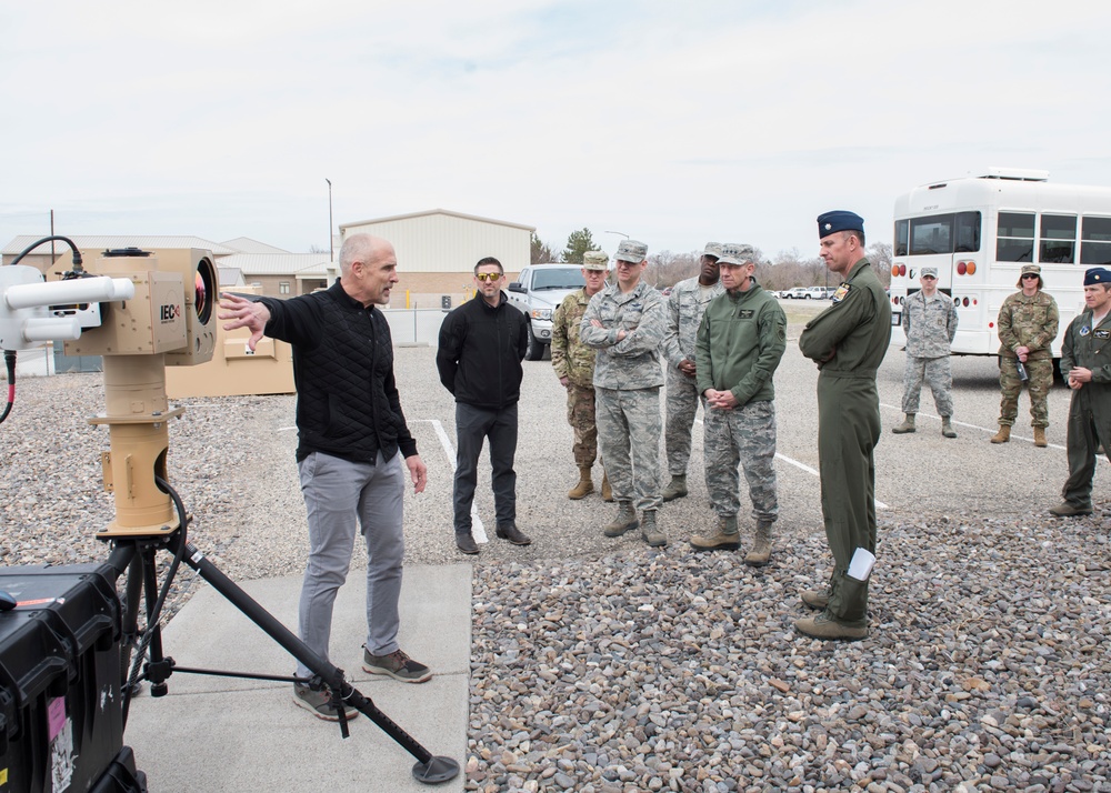 General Holmes Visit to Mountain Home Air Force Base