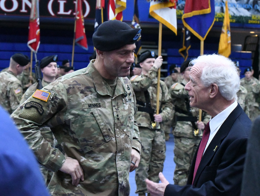 10th Mountain Division (LI) change of command ceremony