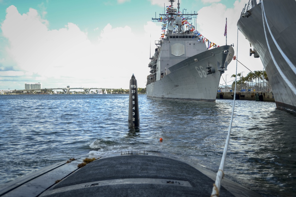 USS Albany (SSN 753) is Moored for at Port Everglades